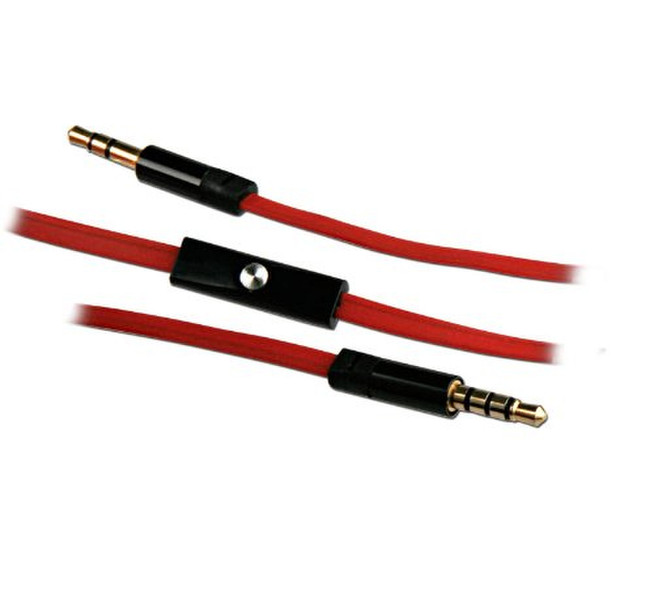 Connectland CL-CAB62059 1.1м 3.5mm 3.5mm Черный, Красный аудио кабель