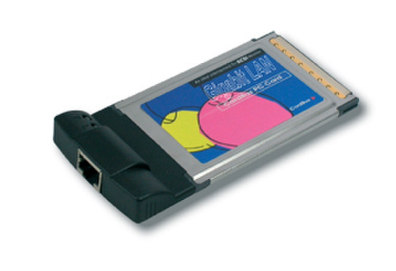 EXSYS Gigabit LAN PCMCIA Card 1000Mbit/s networking card