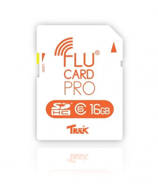 Trek 16GB FluCard Pro SDHC Class 6 WiFi 16GB SDHC Klasse 6 Speicherkarte