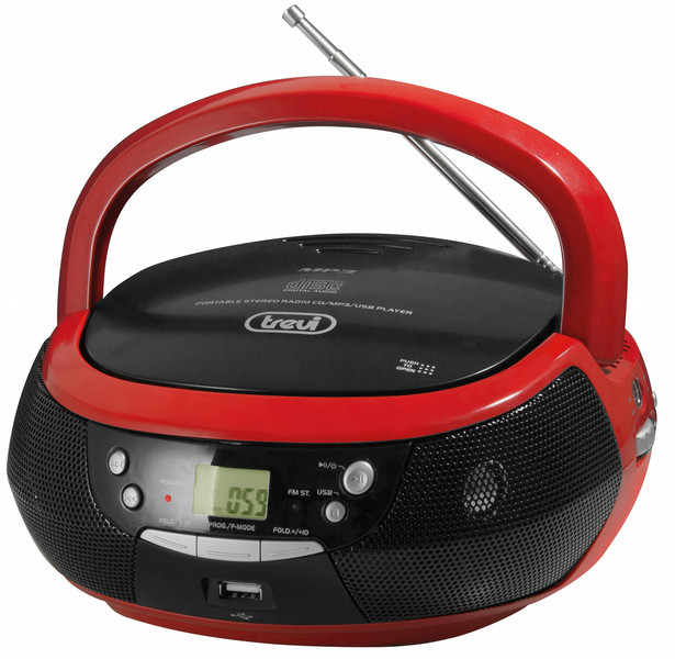 Trevi CMP532 Black,Red CD radio