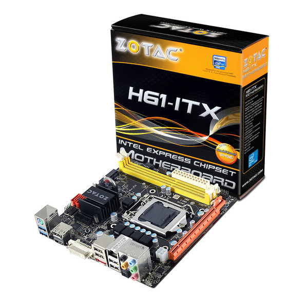 Zotac H61-ITX Intel H61 Socket H2 (LGA 1155) Mini ITX материнская плата