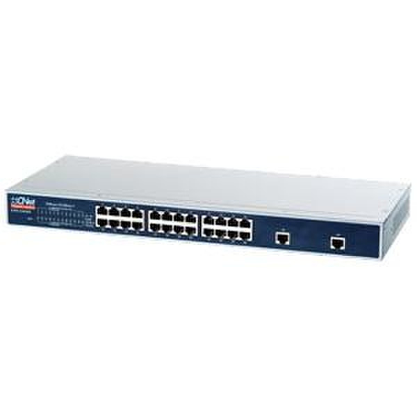 Cnet CSH-2402G Fast Ethernet (10/100) Grey network switch