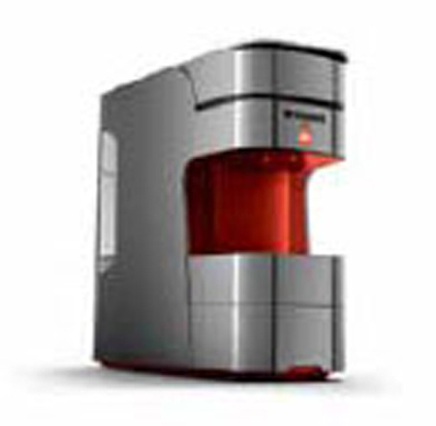 Hotpoint CM HPC GB0 H Pod coffee machine 0.8L 2cups Red,Silver coffee maker