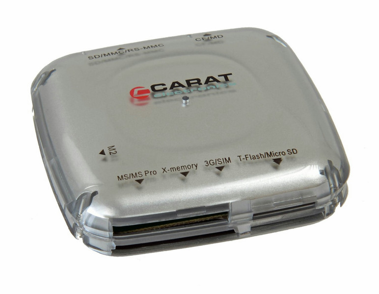 Carat one4all USB 2.0 Cеребряный устройство для чтения карт флэш-памяти