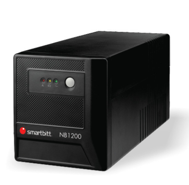 Smartbitt SBNB1200 1200VA 8AC outlet(s) Black uninterruptible power supply (UPS)