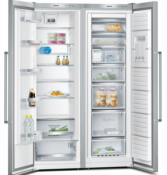 Siemens KA99NBI30 freestanding 585L A++ Stainless steel side-by-side refrigerator