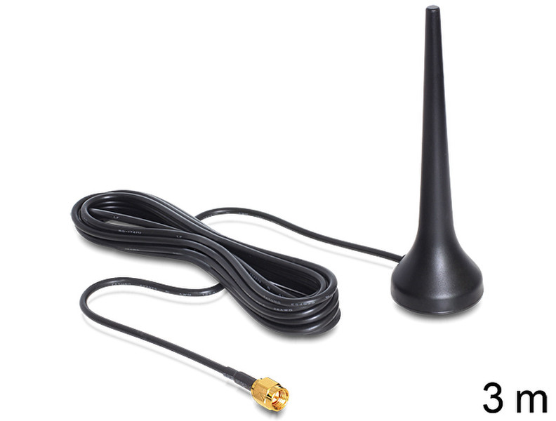DeLOCK 88690 Omni-directional RP-SMA 2dBi network antenna