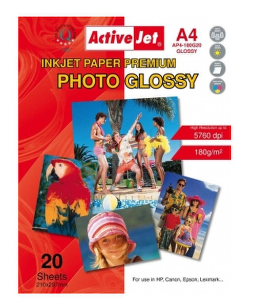 ActiveJet EXPACJPAP0009 A4 Gloss фотобумага