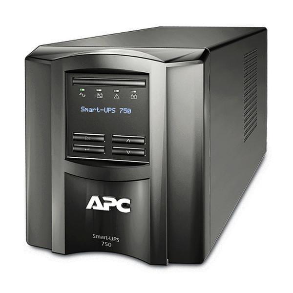 APC SMT750I_AP9630 750VA 6AC outlet(s) Black uninterruptible power supply (UPS)