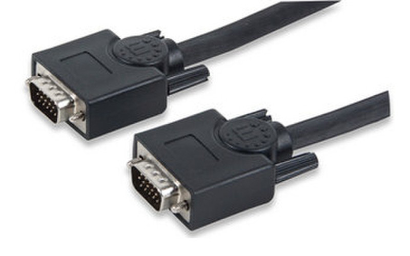 Manhattan 393775 1.8m VGA (D-Sub) VGA (D-Sub) Black VGA cable