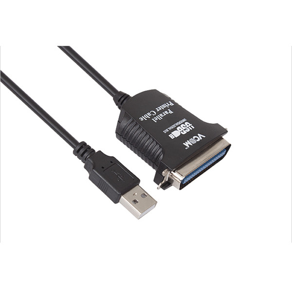 VCOM CU806 1.2m Black parallel cable