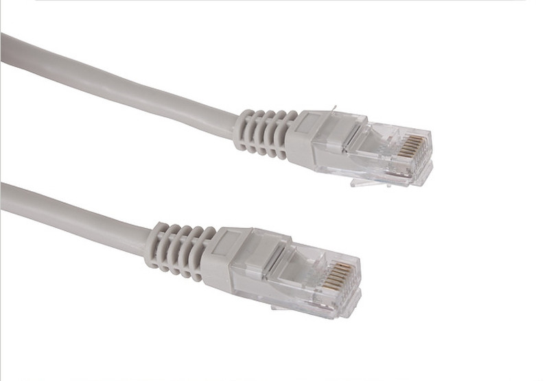 VCOM cat5e 2m 2м Cat5e U/UTP (UTP) Серый сетевой кабель