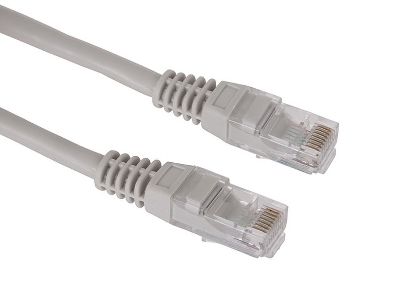 VCOM cat5e 5m 5м Cat5e U/UTP (UTP) Серый сетевой кабель
