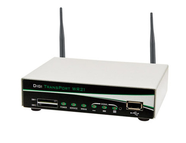 Digi WR21-U81B-DE1-SW Подключение Ethernet Черный, Белый проводной маршрутизатор