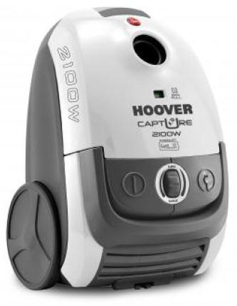 Hoover TCP 2105 Цилиндрический пылесос 2.3л 2100Вт Серый, Белый