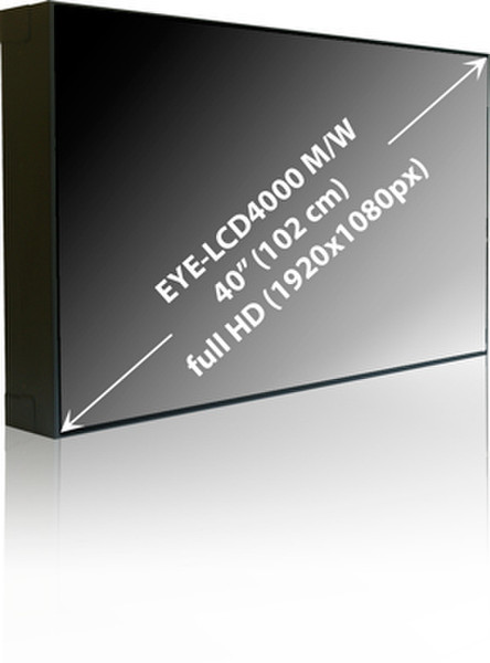 eyevis EYE-LCD-4000-HD-W 40Zoll LCD Full HD Schwarz Public Display/Präsentationsmonitor