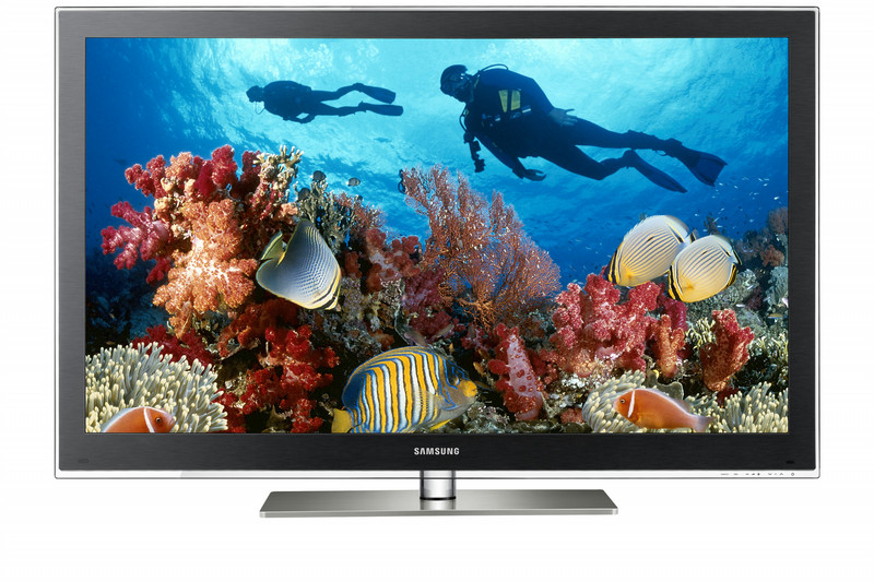Samsung PS63C7790YS 63Zoll Full HD 3D Smart-TV WLAN Metallisch, Silber Plasma-Fernseher