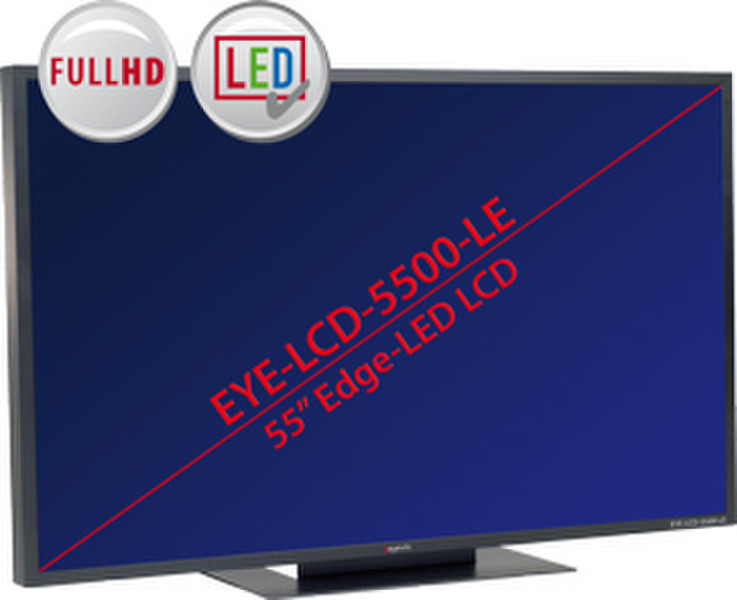 eyevis EYE-LCD-5500-LE-TOUCH-2IR 55Zoll LED Full HD Schwarz Public Display/Präsentationsmonitor