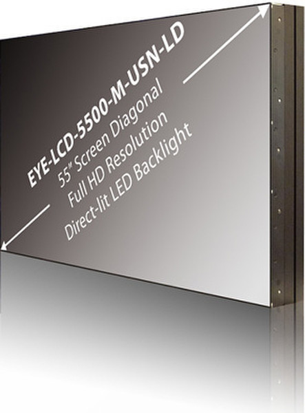 eyevis EYE-LCD-5500-M-USN-LD 55Zoll LED Full HD Schwarz Public Display/Präsentationsmonitor