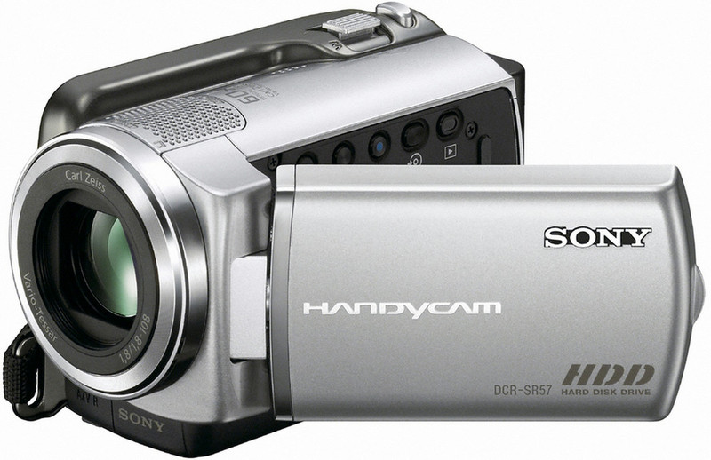 Sony DCR-SR57E 0.8MP CCD Black,Silver hand-held camcorder