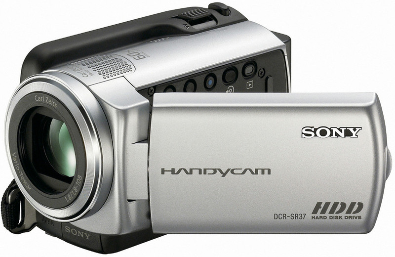 Sony DCR-SR37ES Handkamerarekorder 0.8MP CCD Silber Camcorder