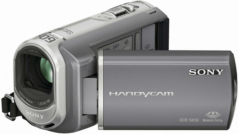 Sony DCR-SX50E 0.8MP CCD Silver hand-held camcorder