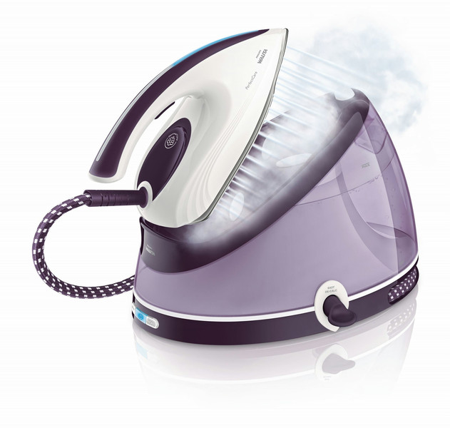 Philips Walita PerfectCare Aqua RI8640/12 1800W 2.2L SteamGlide soleplate Violet,White steam ironing station