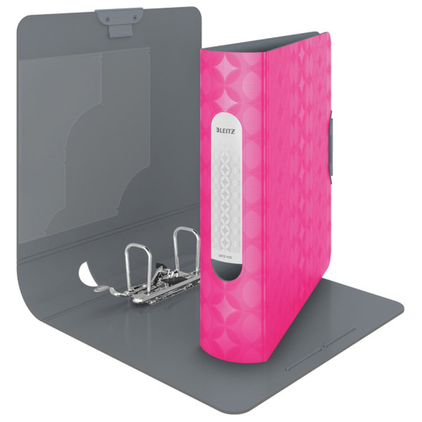 Leitz 180° Active Retro Chic Lever Arch File Grey,Pink ring binder