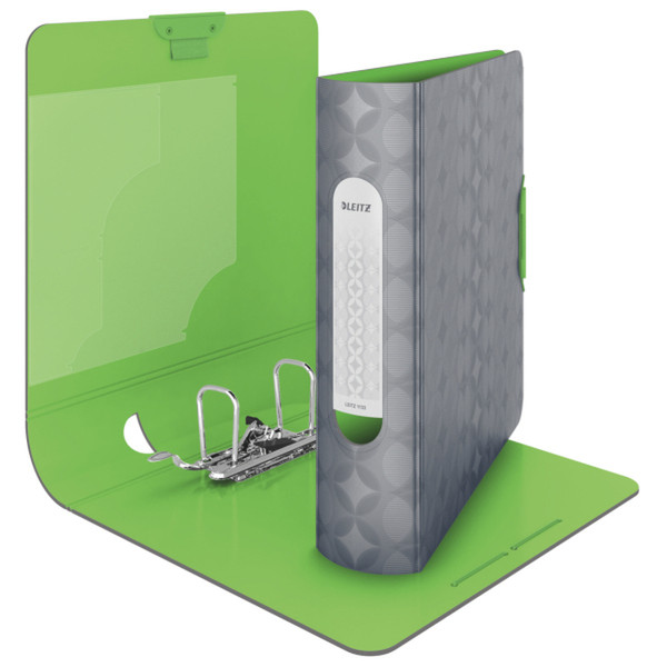 Leitz 180° Active Retro Chic Lever Arch File Green,Grey ring binder