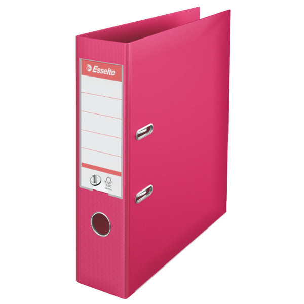 Leitz Lever Arch File PP 75mm Polypropylene (PP) Pink ring binder