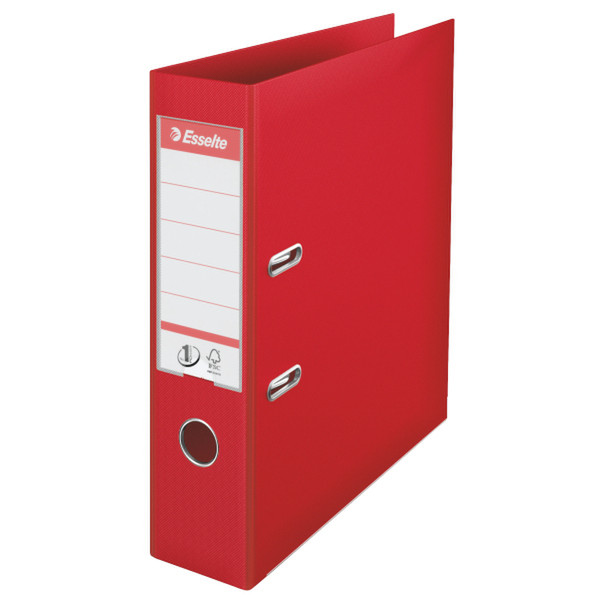 Leitz Lever Arch File PP 75mm Polypropylene (PP) Red ring binder