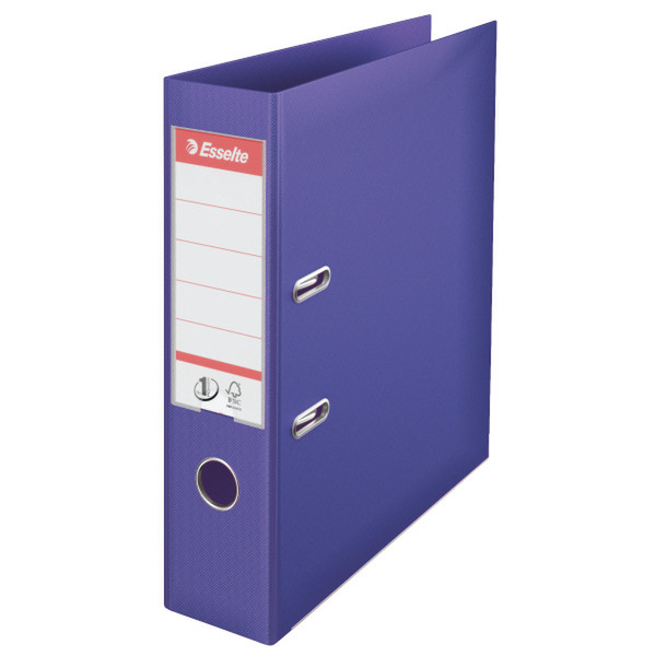 Leitz Lever Arch File PP 75mm Polypropylene (PP) Violett Ringmappe