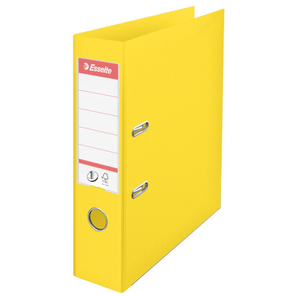 Leitz No.1 VIVIDA Lever Arch File PP 500 sheet Polypropylene (PP) Yellow ring binder