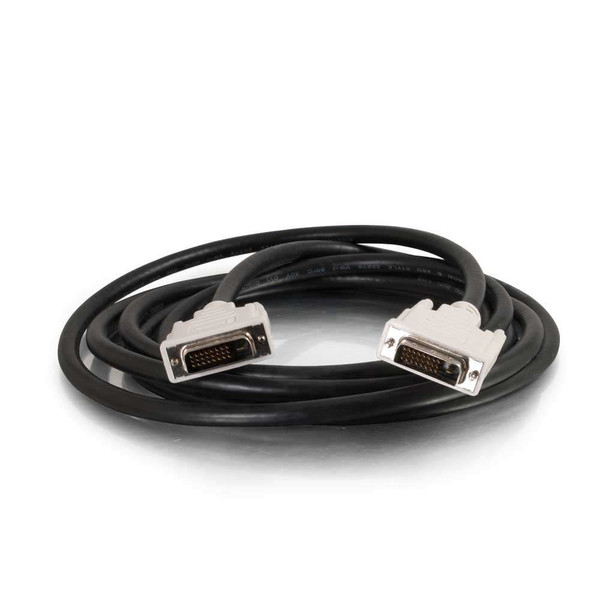 C2G 0.5M DVI D M/M DUAL LINK DIG VIDEO CBL 0.5м DVI-D DVI-D Черный, Белый DVI кабель