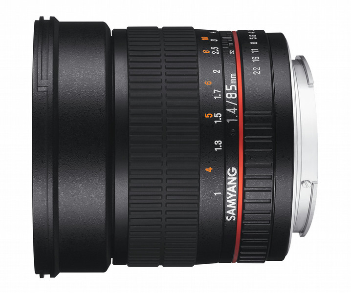 Samyang 85mm F1.4 AS IF UMC, Sony A SLR Telephoto lens Black