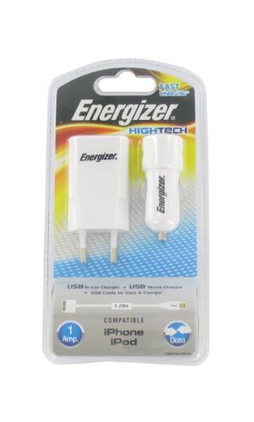 Energizer LCHEH31UEUMP2 Auto,Indoor White mobile device charger