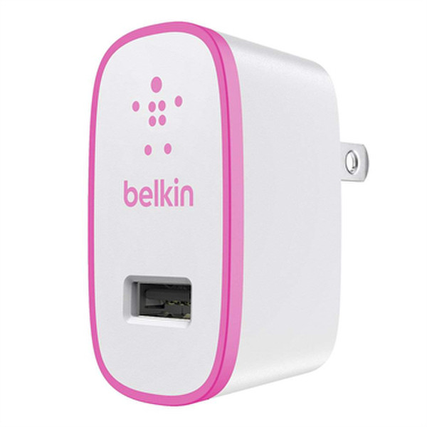 Belkin Mix-It 2.1A Для помещений Розовый, Белый зарядное для мобильных устройств