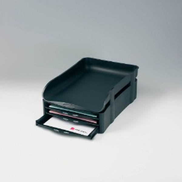 Rexel Agenda2 In-Out 55mm Letter Tray Charcoal