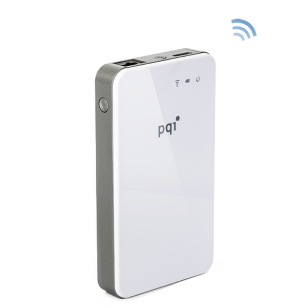 PQI 500GB, Air Bank 3.0 (3.1 Gen 1) Wi-Fi 500ГБ Белый