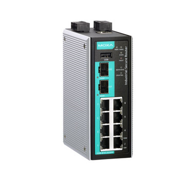 Moxa EDR-810 Подключение Ethernet Черный