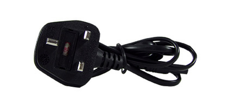 Moxa PWC-C13UK-3B-183 1.83m Power plug type G C13 coupler Black power cable