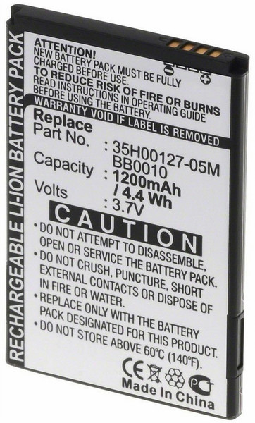 Helos Li-ion 1200mAh Lithium-Ion 1200mAh 3.7V rechargeable battery
