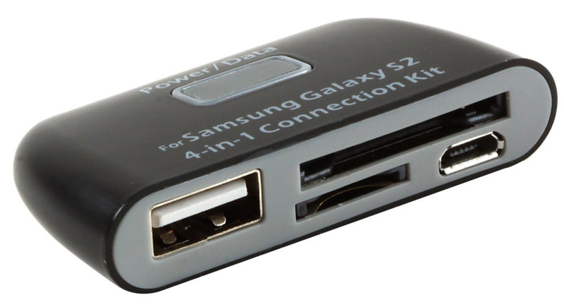 ekit GALS2CC USB 2.0 Черный, Серый устройство для чтения карт флэш-памяти