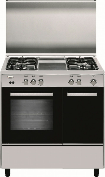 Glem AR85AIF3 Freestanding Gas hob A Stainless steel cooker