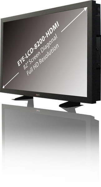 eyevis EYE-LCD-8200-HDMI-LB 82Zoll LCD Full HD Schwarz Public Display/Präsentationsmonitor
