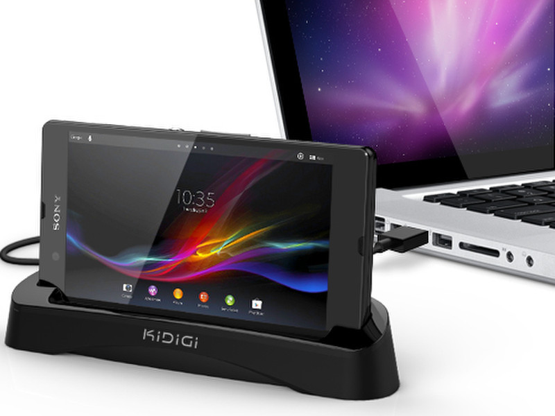 KiDiGi LC-SXPZ USB 2.0 Black notebook dock/port replicator