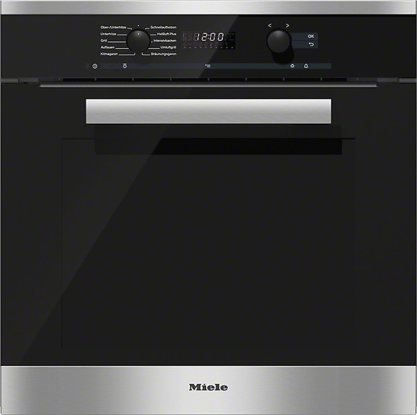 Miele H 6260 B Electric 76L A+ Black,Stainless steel