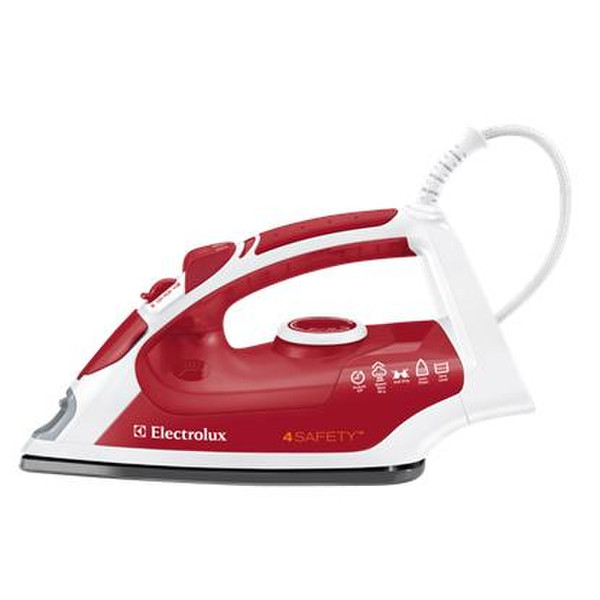 Electrolux EDB5115RP Dry & Steam iron Ceramic soleplate Red,White