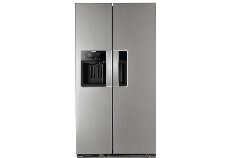 Bauknecht KSN 540 A+ IL freestanding 515L A+ Stainless steel side-by-side refrigerator
