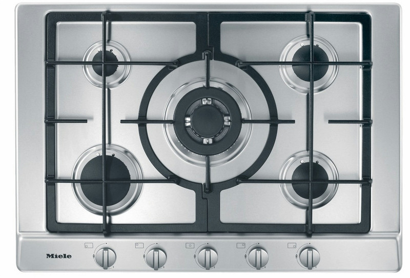 Miele KM 2033 G Встроенный Gas hob Нержавеющая сталь плита